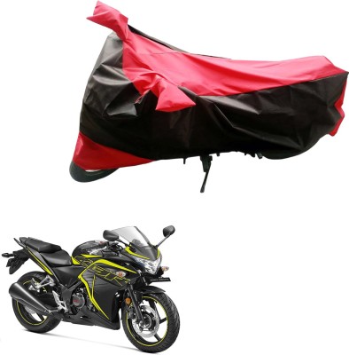 PRIMEAUTOZ Two Wheeler Cover for Honda(Black, Red)