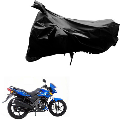 Ak Automotive Two Wheeler Cover for TVS(Flame SR125, Black)