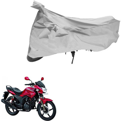 AutoVision Two Wheeler Cover for Hero(Hunk, Silver)