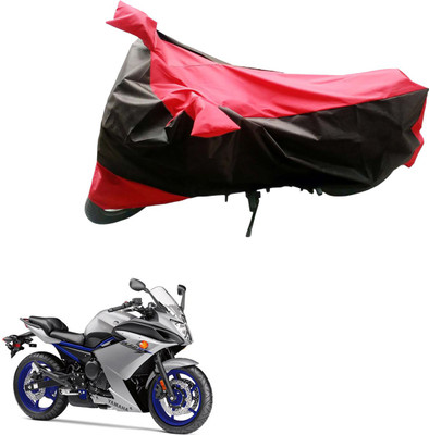 AK Art Two Wheeler Cover for Yamaha(RX 100, Black, Red)