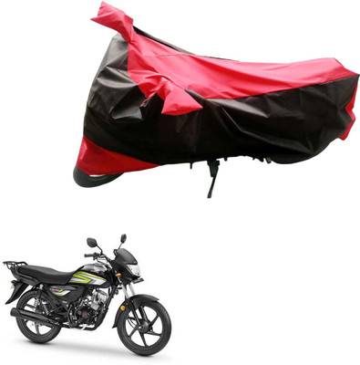 AK Art Two Wheeler Cover for Honda(CD 110 Dream, Black, Red)