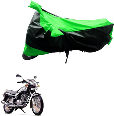 JVG Two Wheeler Cover for TVS(Fiero F2, Black, Green)