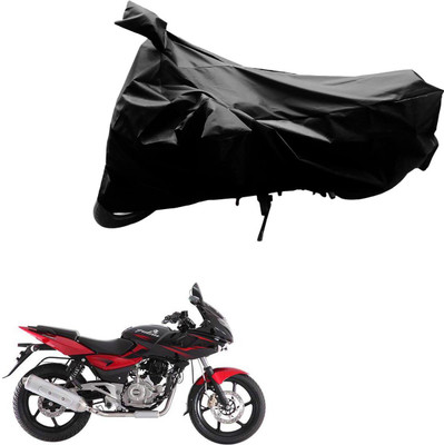 JVG Two Wheeler Cover for Bajaj(Pulsar 220 DTS-i, Black)