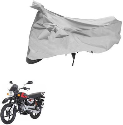 AutoVision Two Wheeler Cover for Bajaj(Boxer, Silver)
