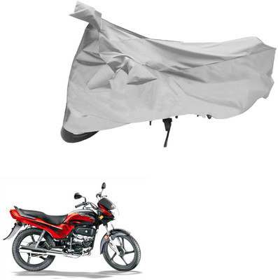 AK Art Two Wheeler Cover for Hero(Passion Plus, Silver)