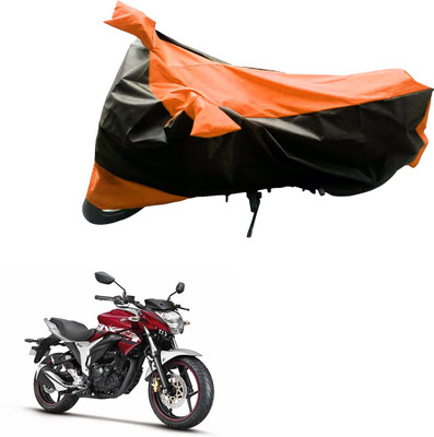JVG Two Wheeler Cover for Suzuki(Black, Orange)