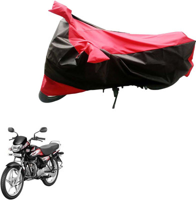 Mdstar Waterproof Two Wheeler Cover for Honda(CD deluxe, Black, Red)