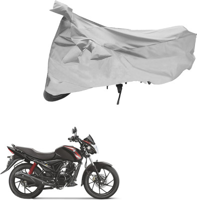 AutoVision Two Wheeler Cover for Suzuki(Sling, Silver)