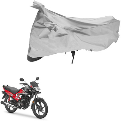 AutoVision Two Wheeler Cover for Honda(Dream Yuga, Silver)