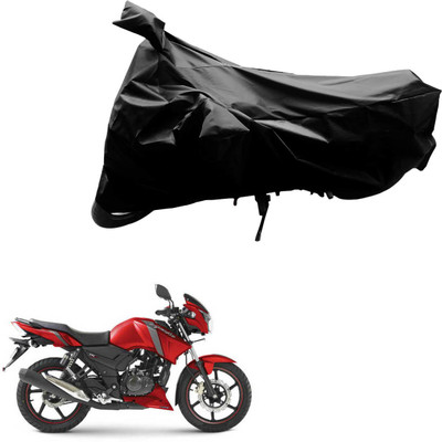 JVG Two Wheeler Cover for TVS(Apache RTR 160, Black)