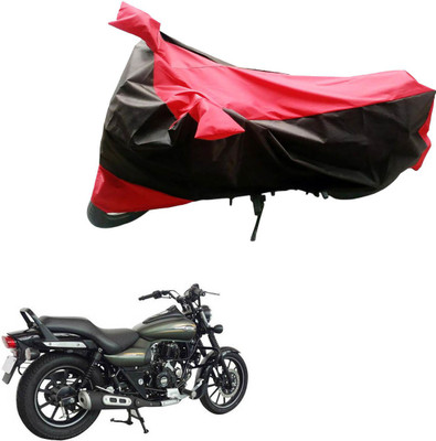 AK Art Two Wheeler Cover for Bajaj(Avenger 220 Street, Black, Red)