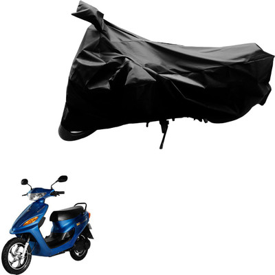 AutoVision Two Wheeler Cover for Indus(Yo Electron, Black)