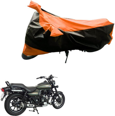AK Art Two Wheeler Cover for Bajaj(Avenger 220 Street, Black, Orange)