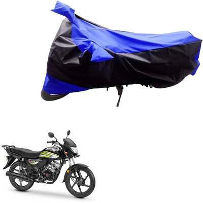 JVG Two Wheeler Cover for Honda(CD 110 Dream, Black, Blue)