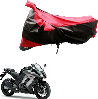 AK Art Two Wheeler Cover for Kawasaki(Ninja 1000, Black, Red)