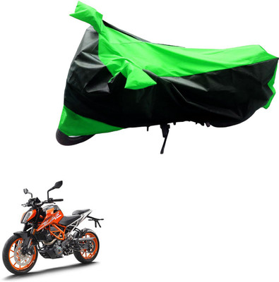 AK Art Two Wheeler Cover for KTM(Duke 390, Black, Green)