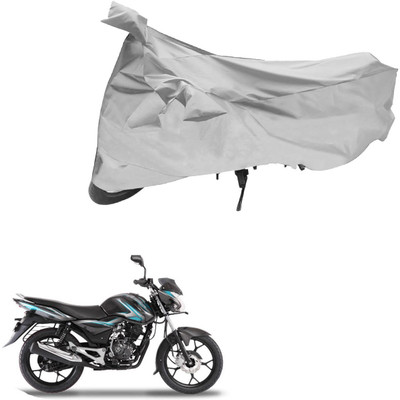 AutoVision Two Wheeler Cover for Bajaj(Discover 100 DTS-i, Silver)