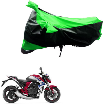 MMSSTAR Waterproof Two Wheeler Cover for Honda(CB 1000R, Black, Green)