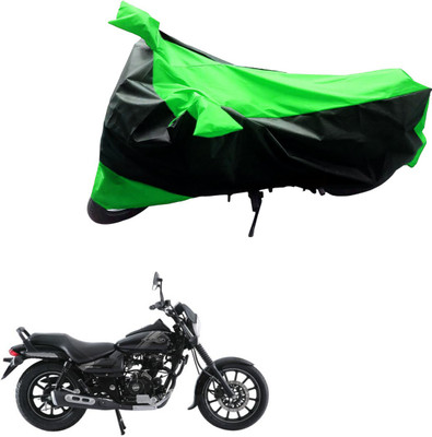MMSSTAR Waterproof Two Wheeler Cover for Bajaj(Black, Green)