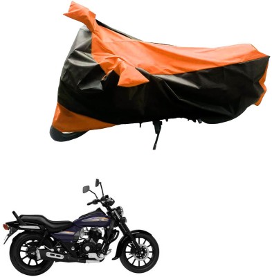 JVG Two Wheeler Cover for Bajaj(Avenger 150 Street, Black, Orange)