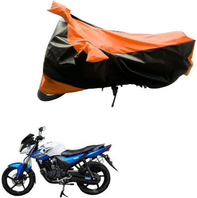 AK Art Two Wheeler Cover for Yamaha(SZ-RR, Black, Orange)