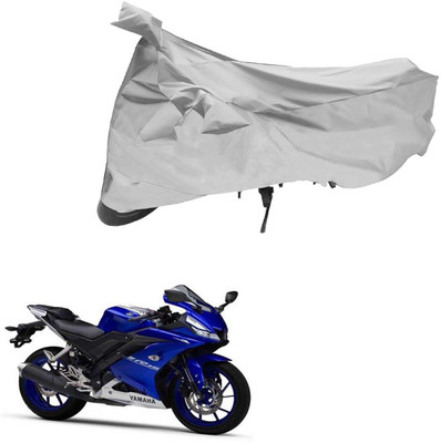 AutoVision Two Wheeler Cover for Yamaha(R15, Silver)