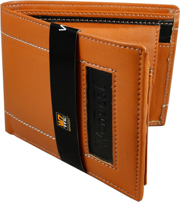 WENZEST Men Tan Artificial Leather Wallet(6 Card Slots)