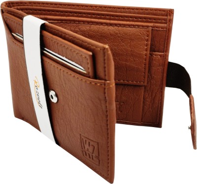 Rozvolt Men Tan Artificial Leather Wallet(4 Card Slots)