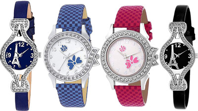 Heeva 12761-Most Popular 4 Pice Combo Analog Watch For Girl For-women Analog Watch - For Women