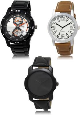 SWIFFIN New latest Designer Combo of 3 Analog Watch  - For Men