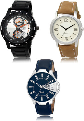 FERRIZZO New latest Designer Combo of 3 Analog Watch  - For Men