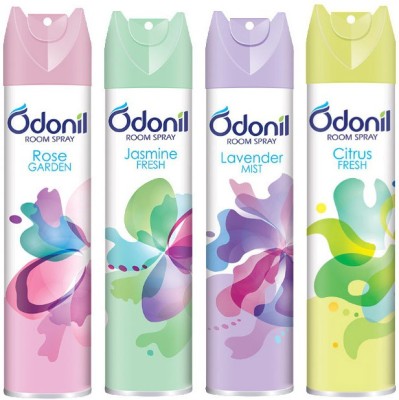 Odonil ROSE, JASMINE, CITRUS, LAVENDER Spray(4 x 150 ml)