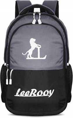 LeeRooy MN BG16 black 17.5inch B type 24 ltr Bag for mordern colledge boys and girls 16 L Laptop Backpack(Grey)