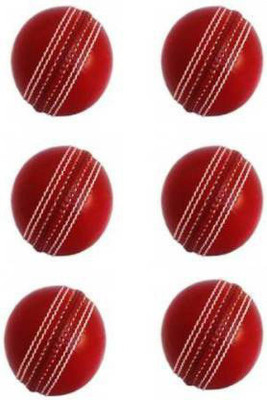 labh traders labh cricket leather ball panel (pack of 6) Cricket Leather Ball(Standard, Pack of 6, Red)