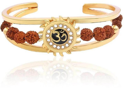 RUDRAKSH Brass, Copper Gold-plated Kada