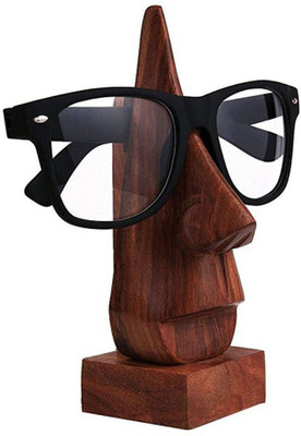 Handicrafts Goods 1 Compartments Wood Spectacle Stand(Brown)