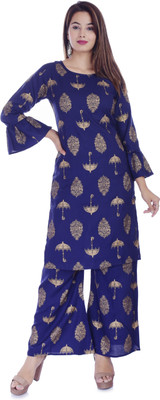 Surhi Women Kurta Palazzo Set