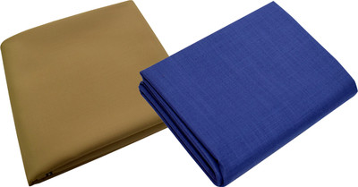 KUNDAN SULZ GWALIOR Cotton Blend Solid Shirt & Trouser Fabric