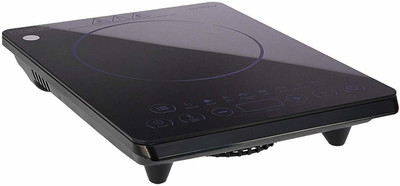 USHA 2000 W Radiant Cooktop Push Button(Black, Joy (3820) 2000-Watt Induction Cooktop with Touch(Black))