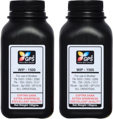 GPS Colour Your Dreams Universal Mono Black Laser Refill Toner Powder For Brother TN 2365 Brother HL-L2321,L2365,L2380,L2360,DCP-L2520,MFC-L2703 2130 2220 2240 2250 2890 2990 7057 7060 7290 7460 7470 7860 7360 7055 Black Black Ink Toner Powder