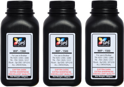 GPS Colour Your Dreams Universal For All Brother TN 2365-100gm,Compatible Brother HL-L2321,L2365,L2380,L2360,DCP-L2520,MFC-L2703 Black Ink Toner Powder