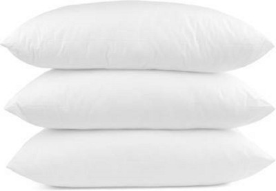 Changers Polyester Fibre Solid Sleeping Pillow Pack of 3(White)