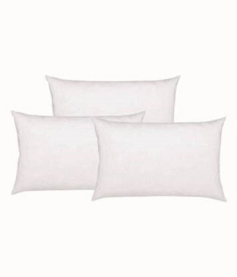 Navi collection Microfibre Solid Sleeping Pillow Pack of 3(White)