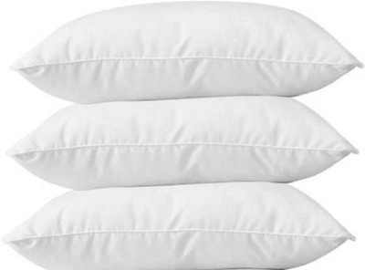 Swikon star Microfibre Solid Sleeping Pillow Pack of 3(Multicolor)