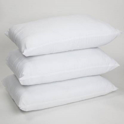 Changers Polyester Fibre Solid Sleeping Pillow Pack of 3(White)