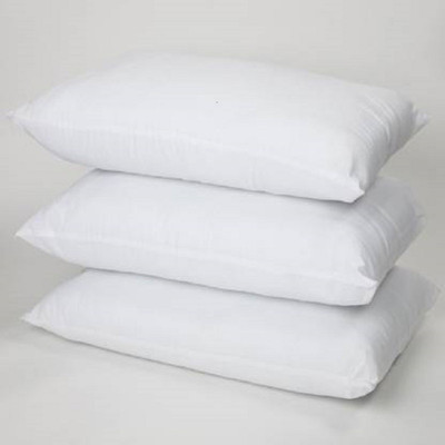 Navi collection Microfibre Solid Sleeping Pillow Pack of 3(White)