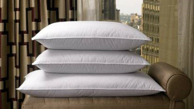 Changers Polyester Fibre Solid Sleeping Pillow Pack of 3(White)
