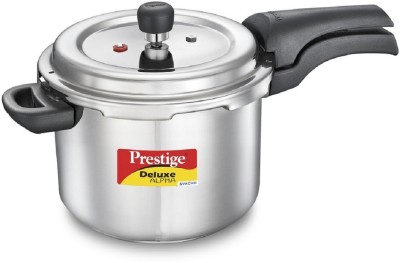 Prestige Deluxe Alpha SVACHH 4 L Outer Lid Induction Bottom Pressure Cooker(Stainless Steel)