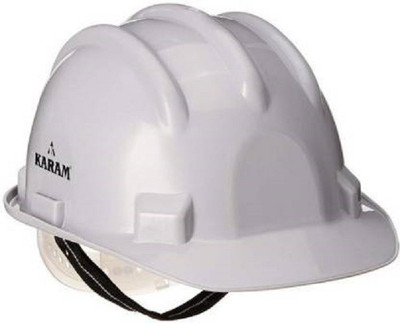 Karam PN 501 White (Pack of 1) Construction Helmet(Size - REGULAR)