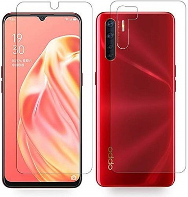 Bodoma Front and Back Screen Guard for Oppo F15(Pack of 2)